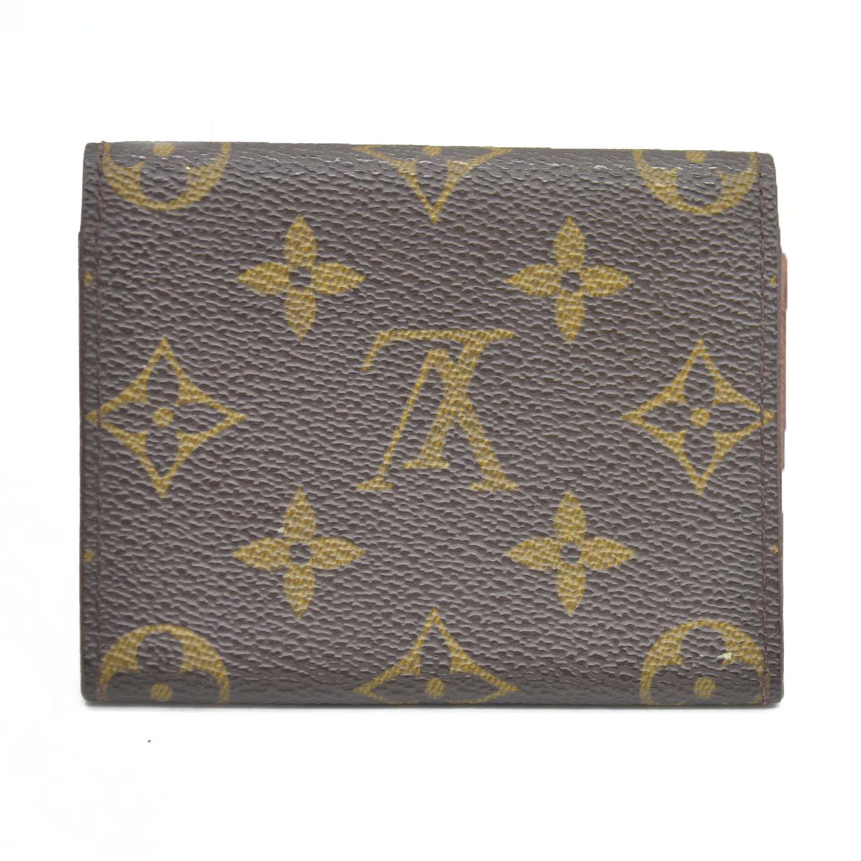 AUCTION $535 LOUIS VUITTON Monogram Enveloppe Carte de Visite Card Case Wallet