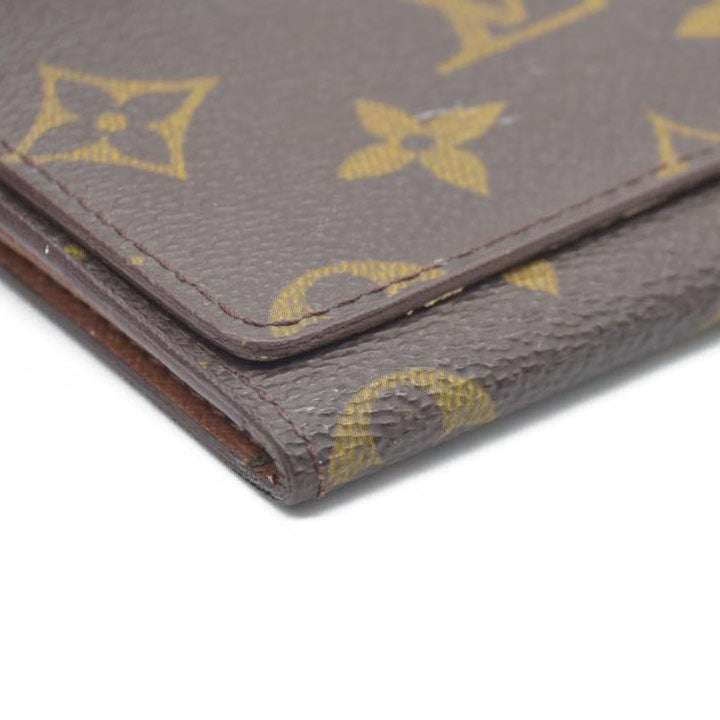 AUCTION $535 LOUIS VUITTON Monogram Enveloppe Carte de Visite Card Case Wallet