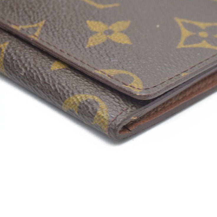 AUCTION $535 LOUIS VUITTON Monogram Enveloppe Carte de Visite Card Case Wallet