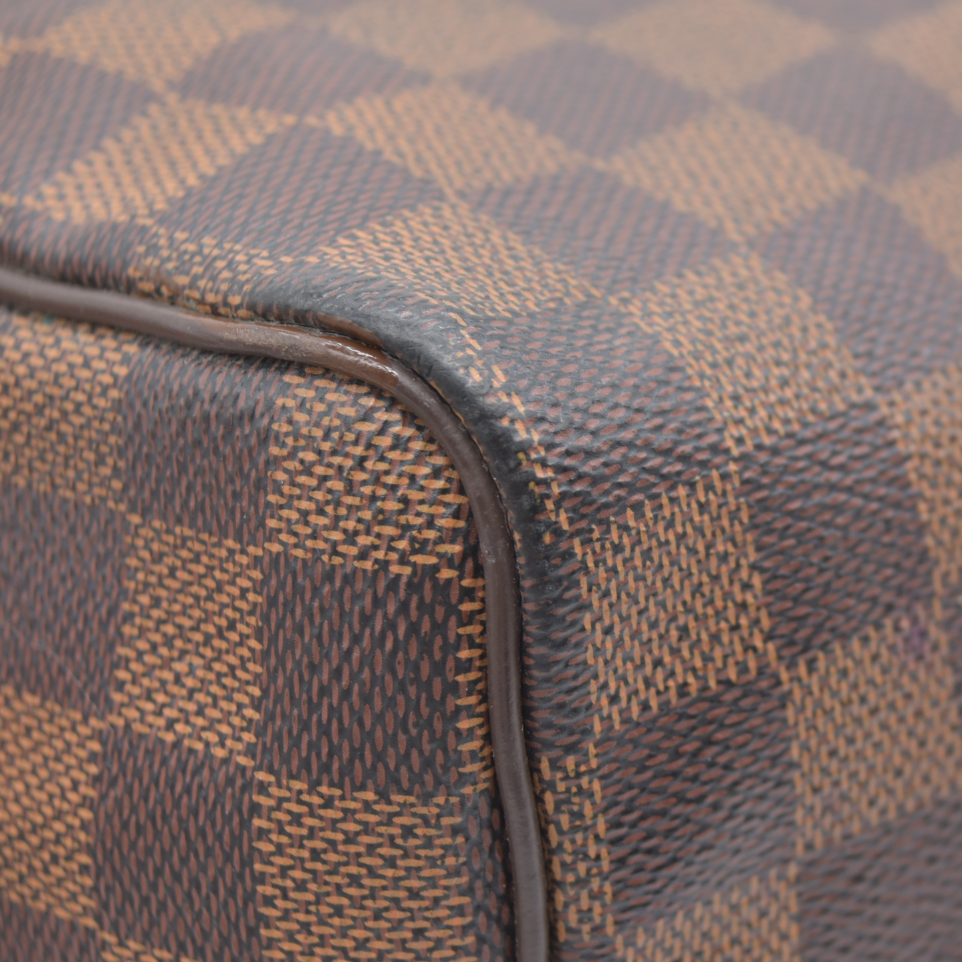 $1940 Louis Vuitton Damier Ebene Speedy Bandouliere 25 MB4127