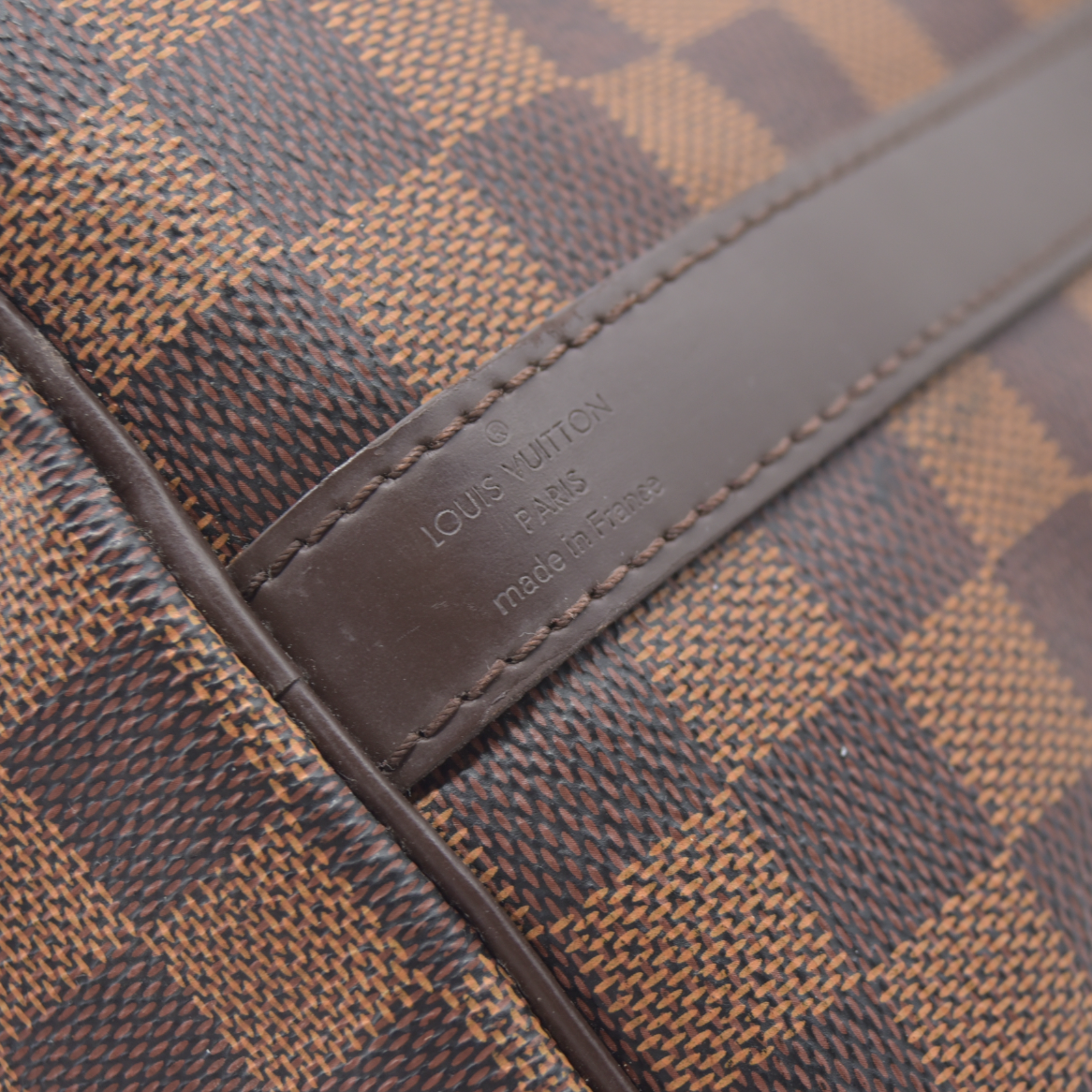 $1940 Louis Vuitton Damier Ebene Speedy Bandouliere 25 MB4127