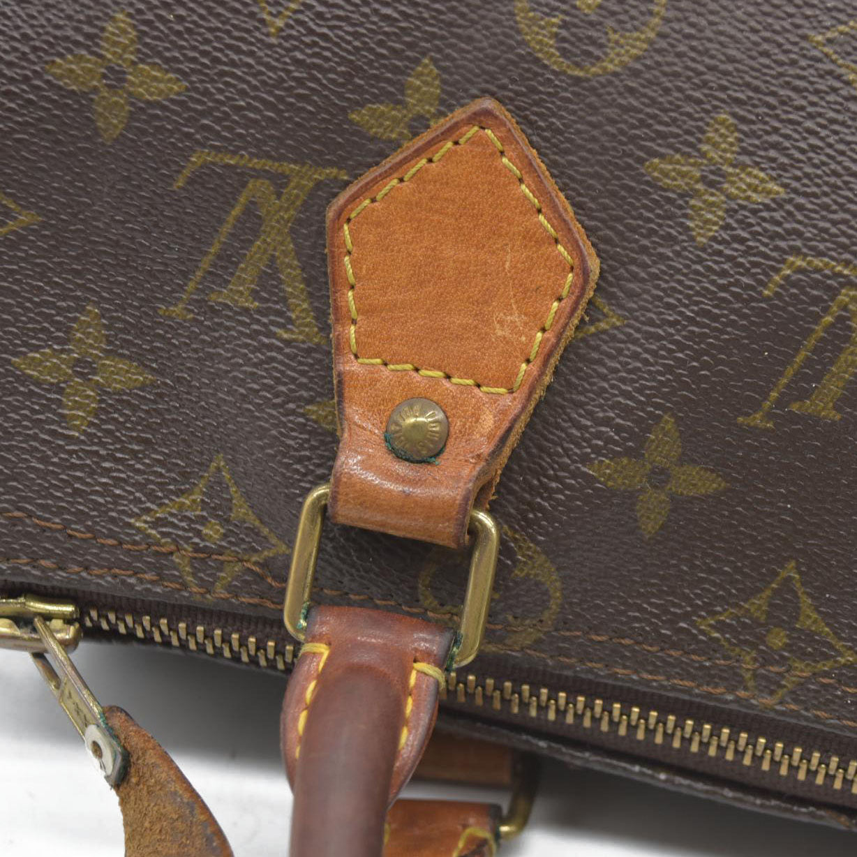 AUCTION $1600 Louis Vuitton  Monogram Speedy 25 1993 SD1913