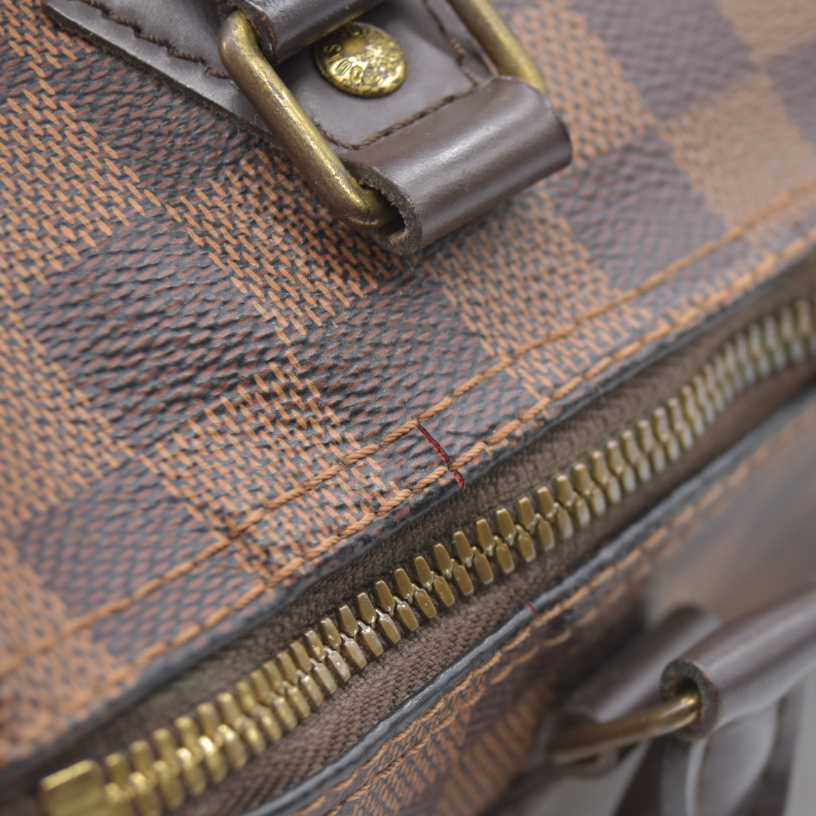$1940 Louis Vuitton Damier Ebene Speedy Bandouliere 25 MB4127