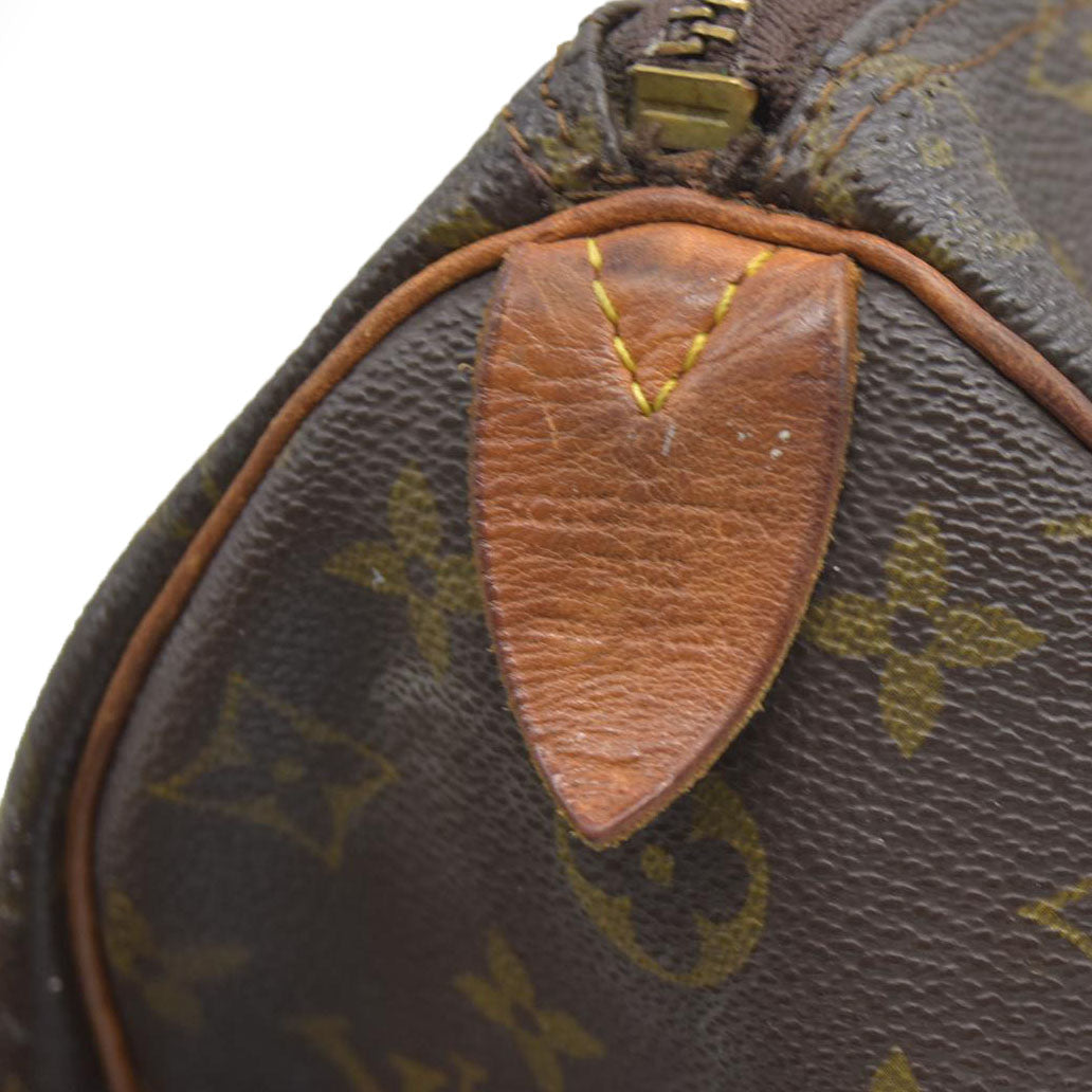 AUCTION $1600 Louis Vuitton  Monogram Speedy 25 1993 SD1913