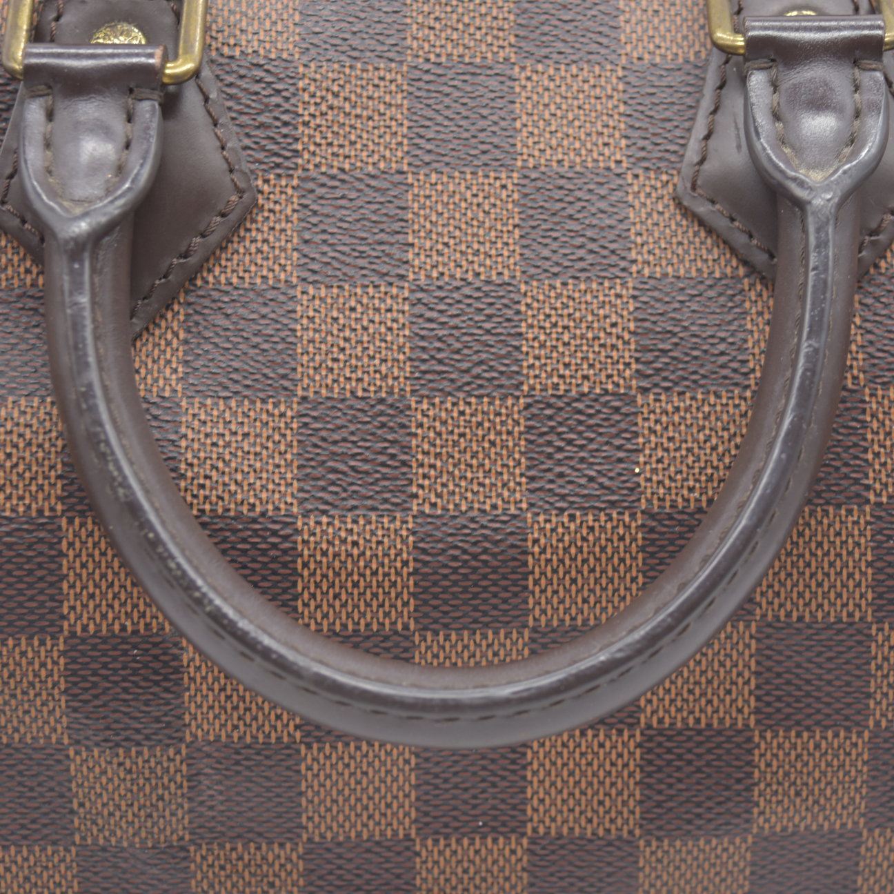 $1940 Louis Vuitton Damier Ebene Speedy Bandouliere 25 MB4127