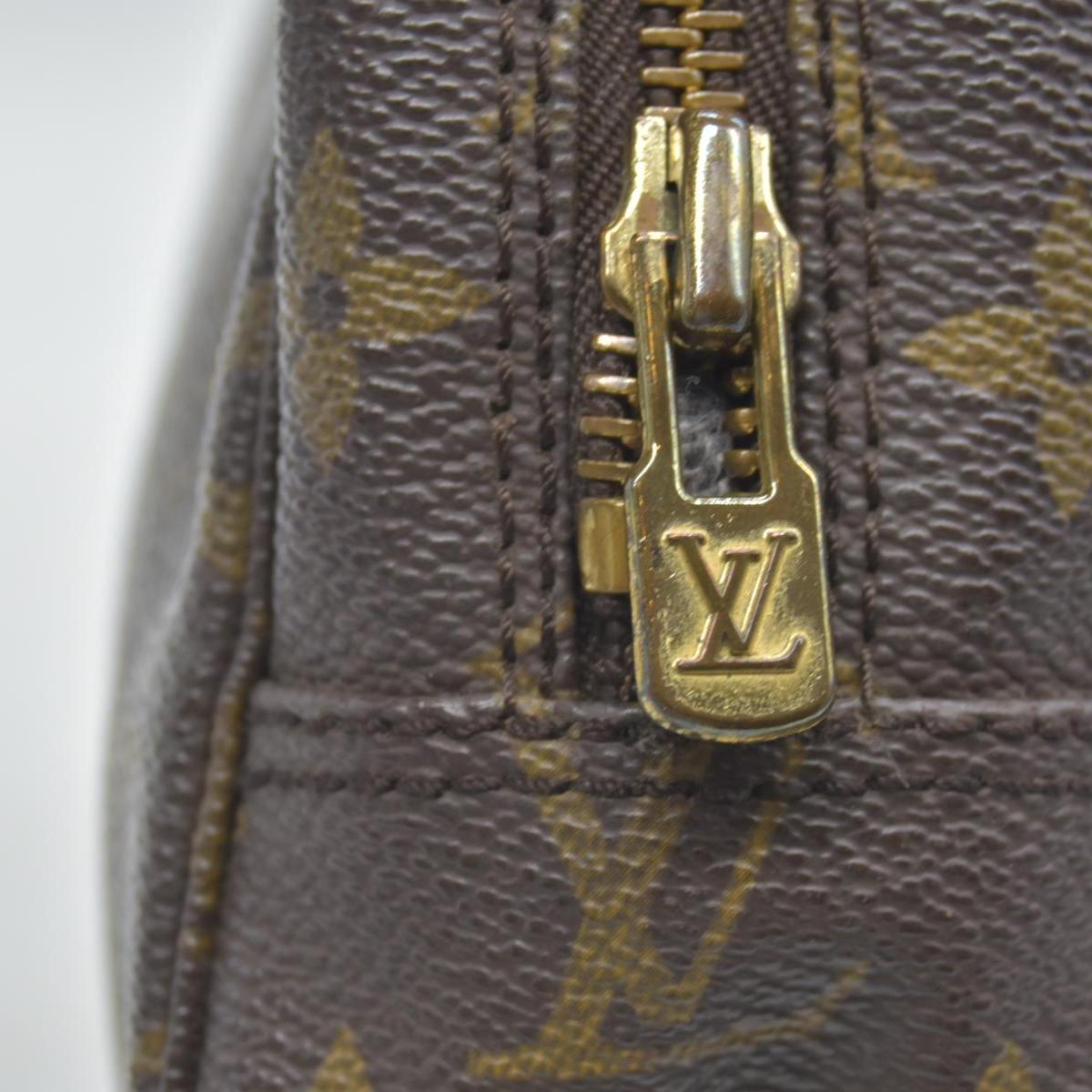 $600 Louis Vuitton Monogram Trousse Toilette 23 Clutch Pouch Bag 881TH