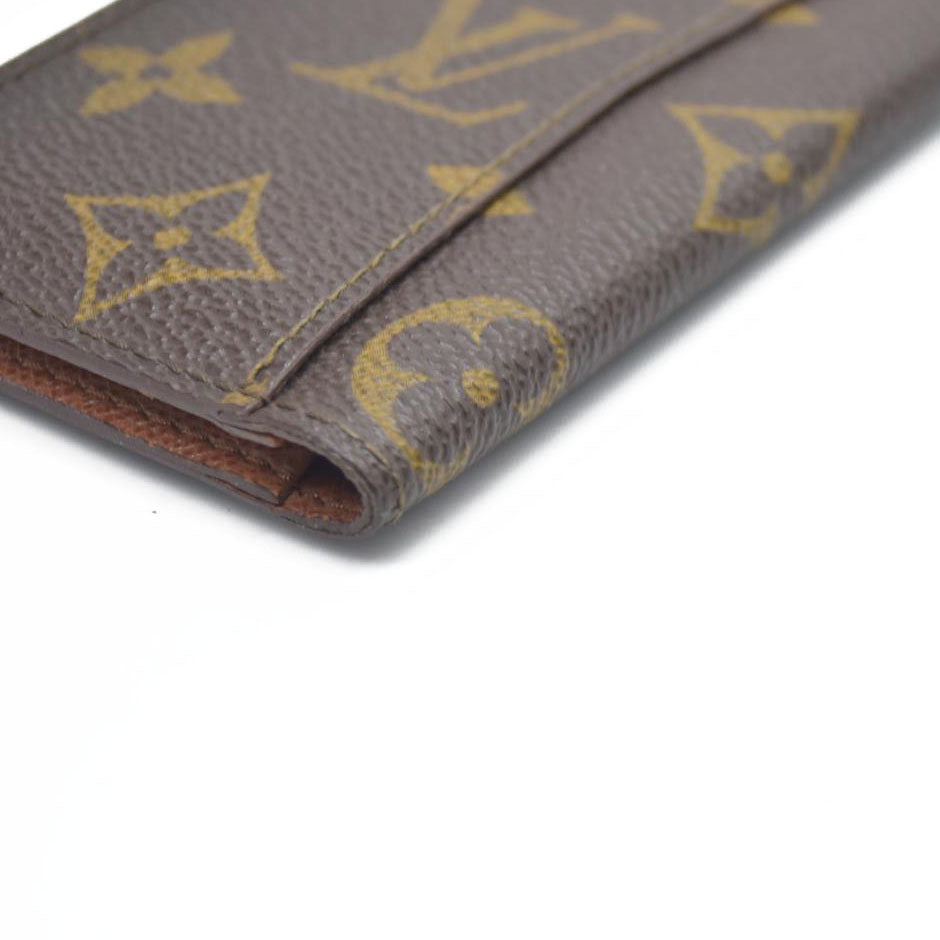 AUCTION $440 Louis Vuitton  Monogram Business Card Holder