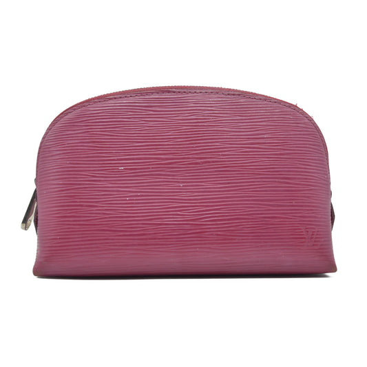 $640 2017 Louis Vuitton Epi Pochette Cosmetic Pouch Bag SR2147