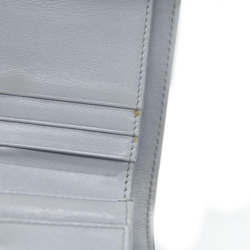 CELINE Small Folded Multifunction Trifold Wallet Gray