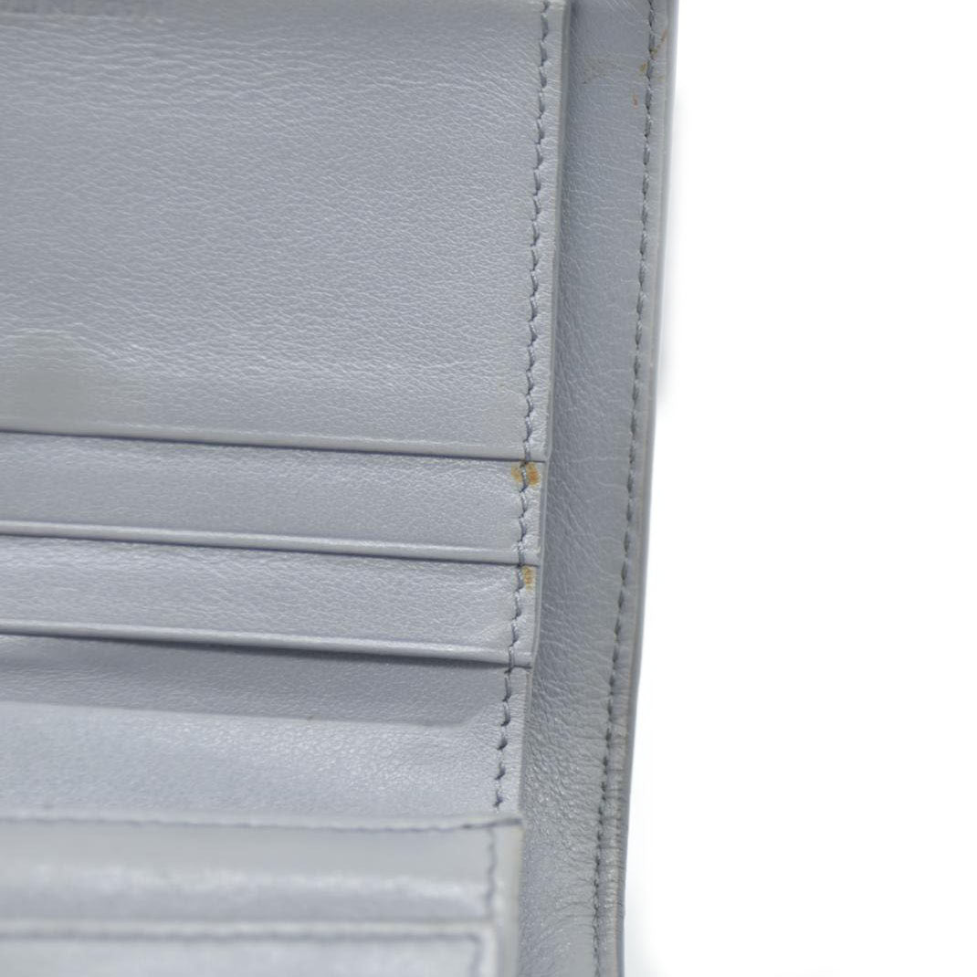 CELINE Small Folded Multifunction Trifold Wallet Gray