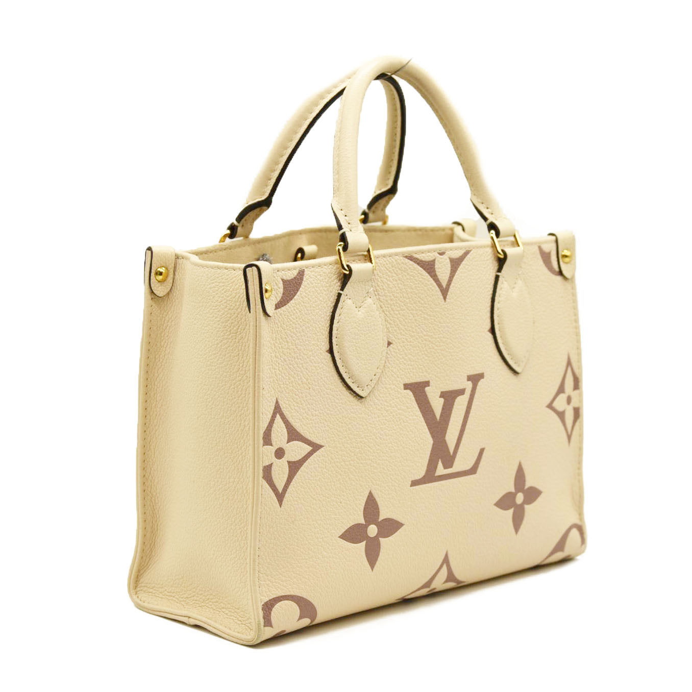 Louis Vuitton  Empreinte Monogram Giant Onthego PM Creme Bois De Rose RFID