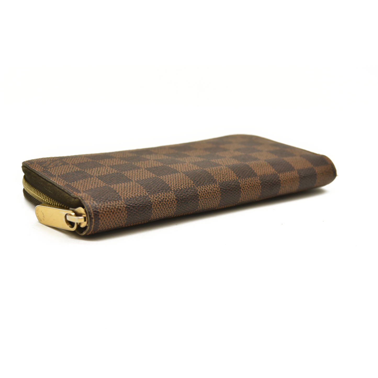 $880 Louis Vuitton Damier Ebene Zippy Wallet CA0172