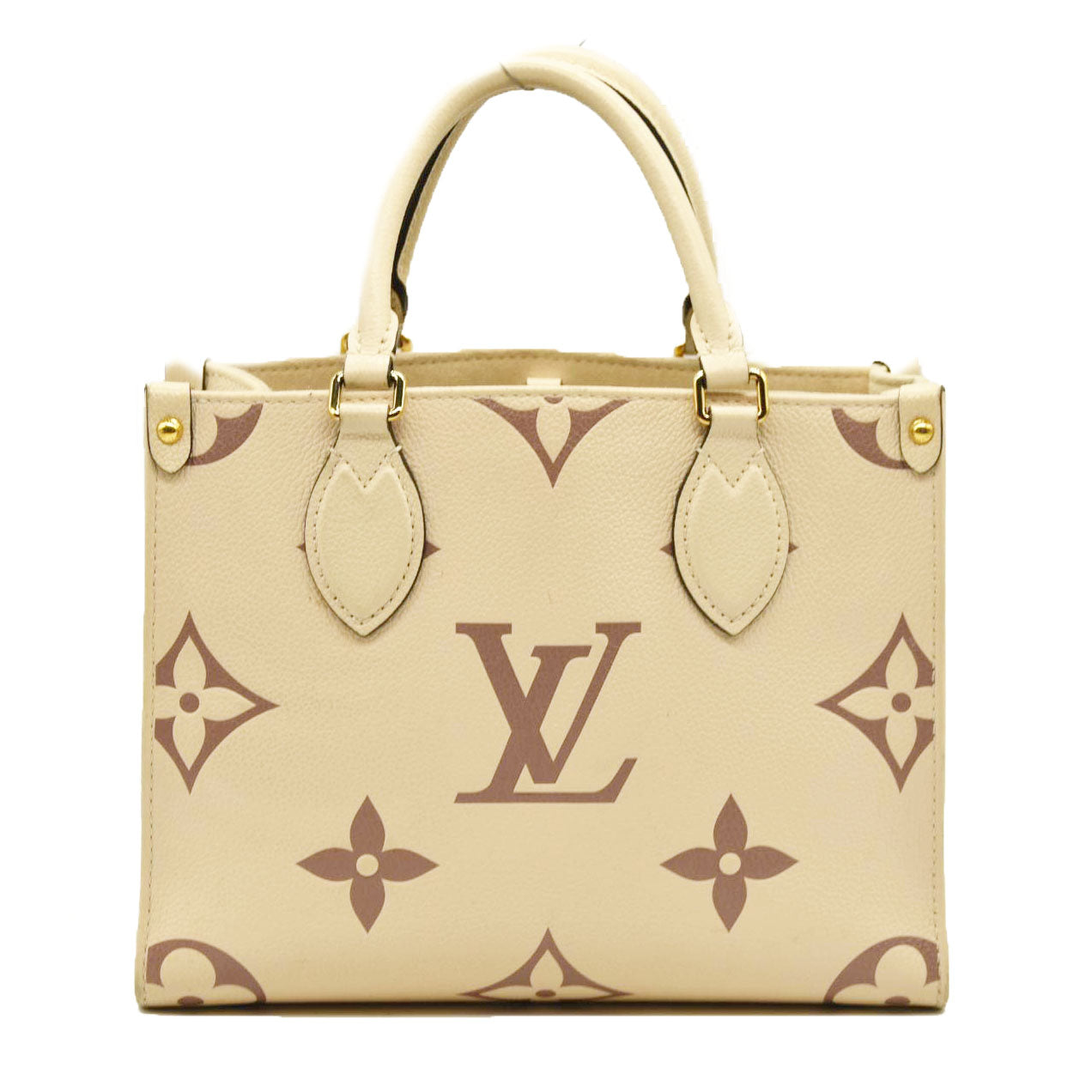 Louis Vuitton  Empreinte Monogram Giant Onthego PM Creme Bois De Rose RFID