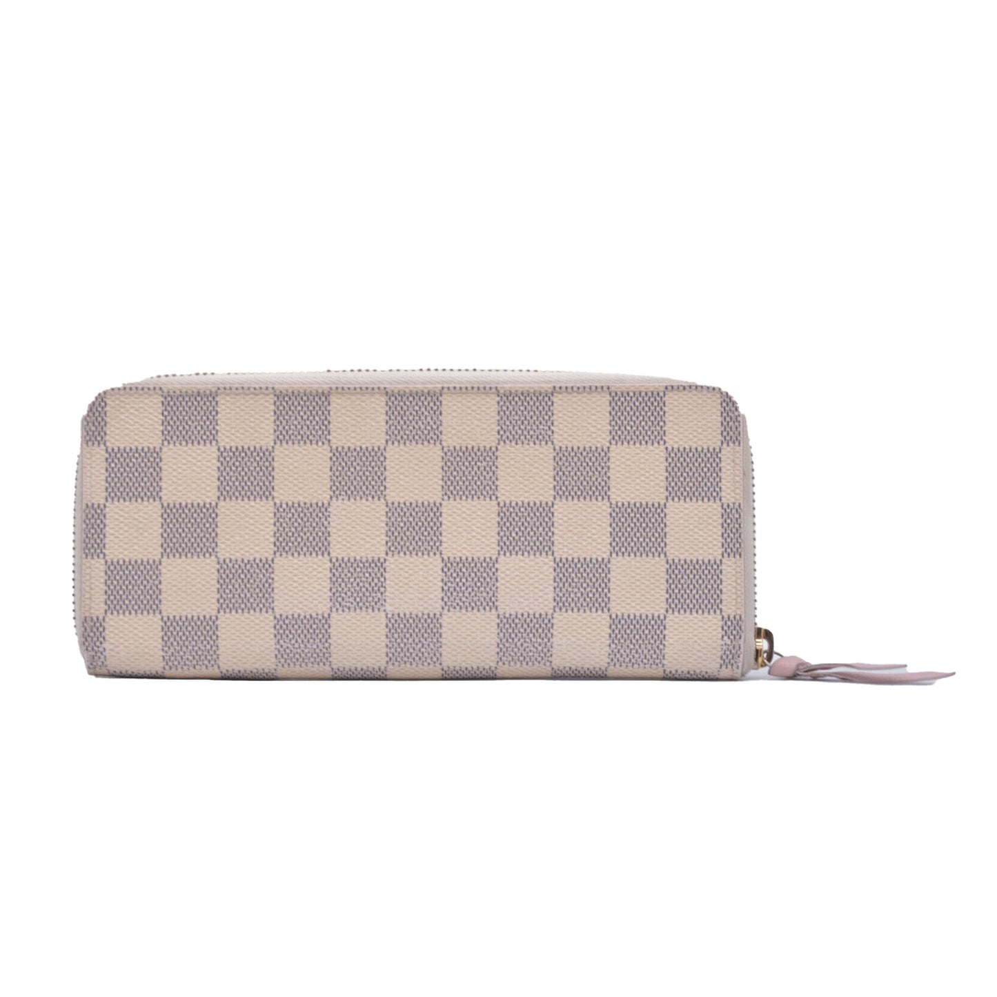 $650 2017 Louis Vuitton Damier Azur Clemence Wallet GI2167 CONSIGNMENT
