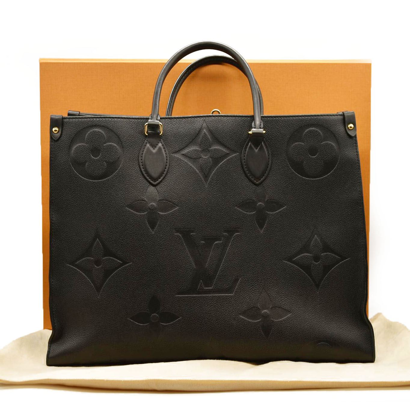 LOUIS VUITTON Empreinte Monogram Giant Onthego GM Black