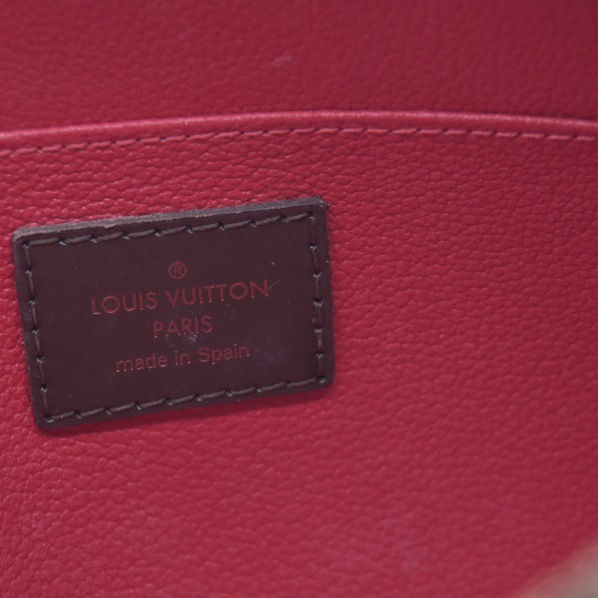$850 2011 Louis Vuitton Damier Ebene Pochette Cosmetic GM Pouch Bag CA4181