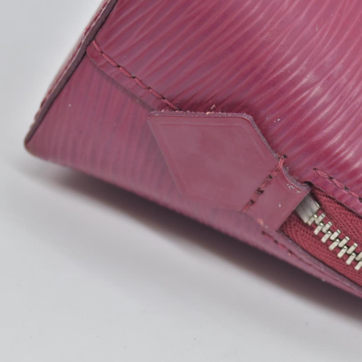 $640 2017 Louis Vuitton Epi Pochette Cosmetic Pouch Bag SR2147