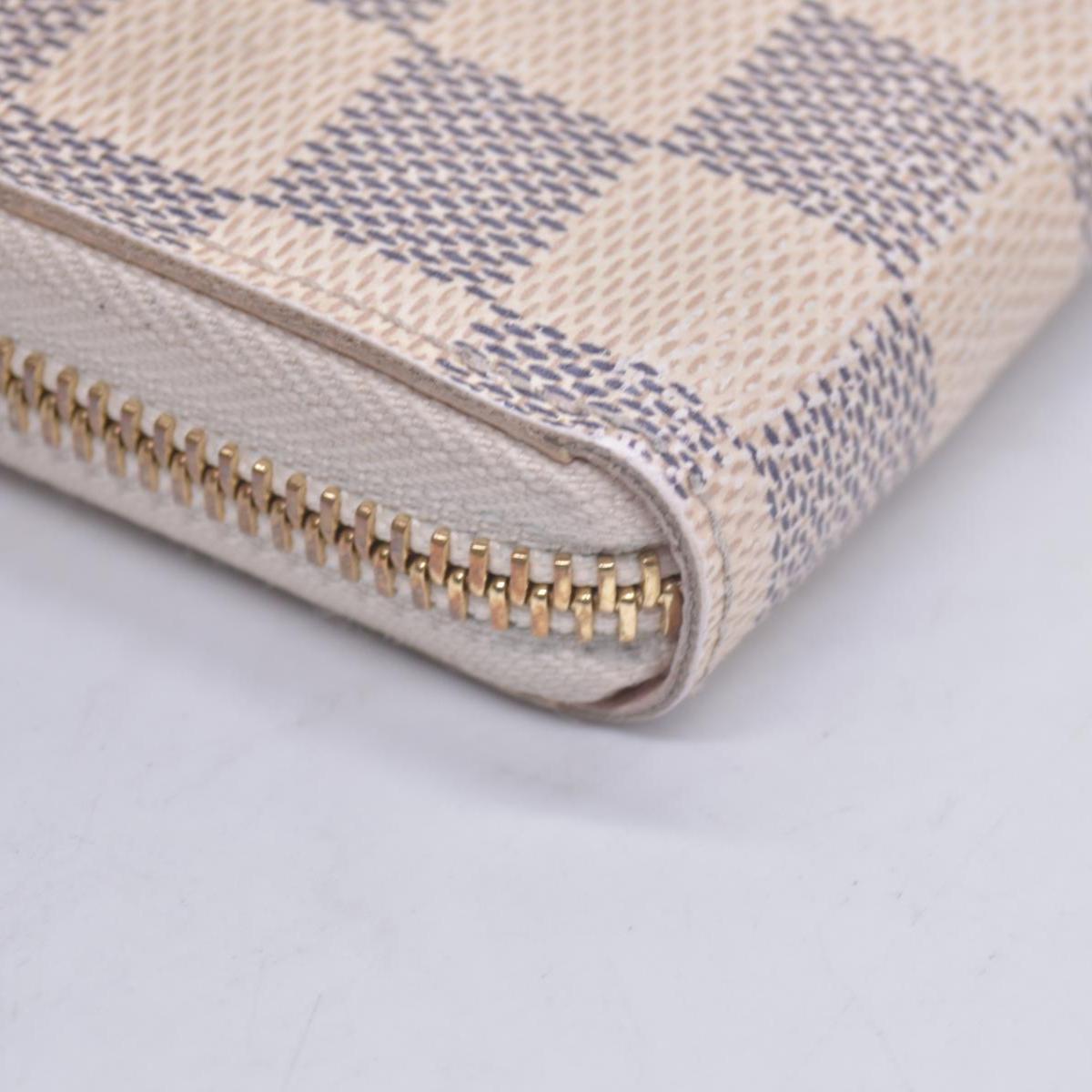 $650 2017 Louis Vuitton Damier Azur Clemence Wallet GI2167 CONSIGNMENT