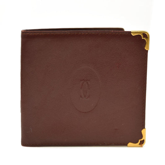Must de Cartier Leather Bifold Wallet