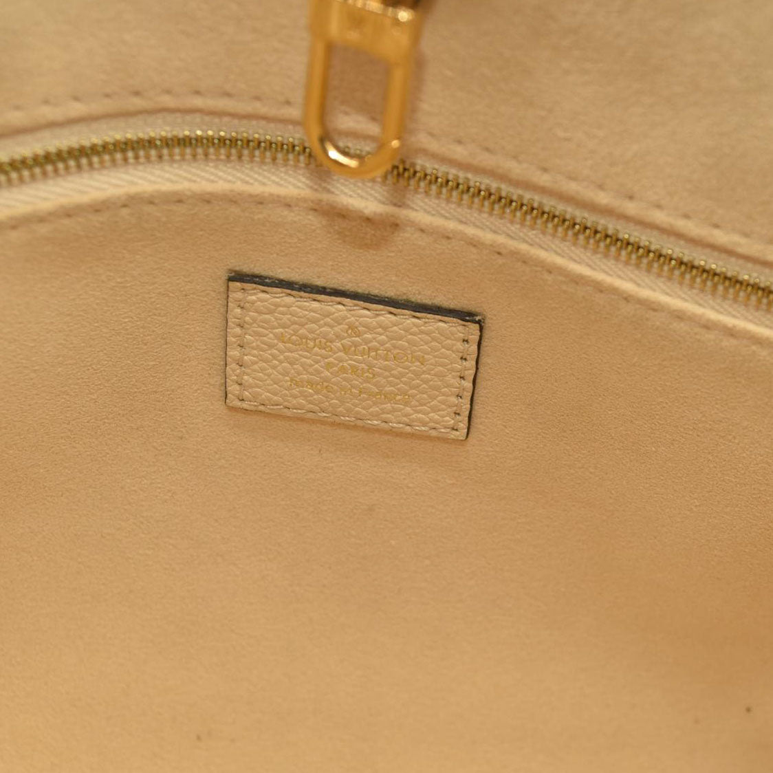 Louis Vuitton  Empreinte Monogram Giant Onthego PM Creme Bois De Rose RFID