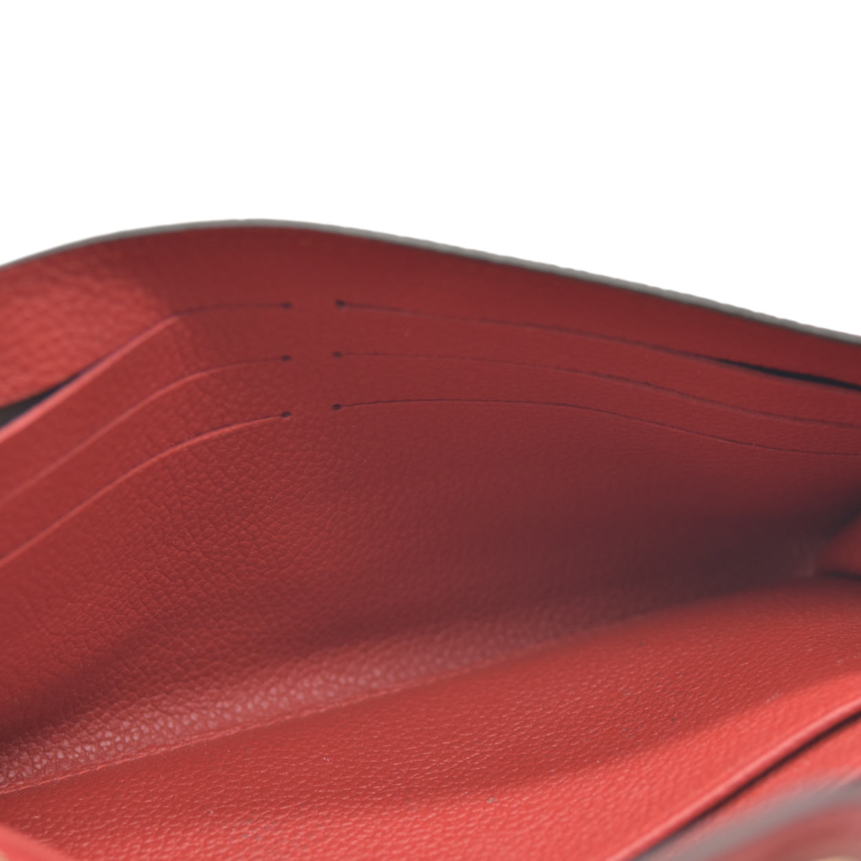 AUCTION $1030 Louis Vuitton  Empreinte Sarah Wallet NM Red Scarlet CA4167