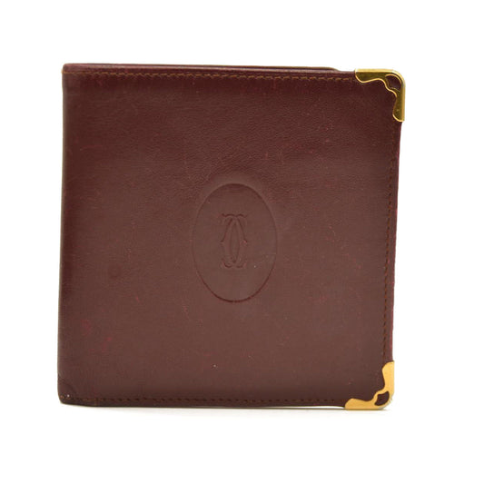 Must de Cartier Leather Bifold Wallet