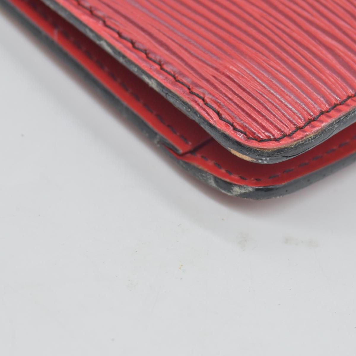 $880 1990 Louis Vuitton Epi Montaigne Red Clutch Bag Pouch