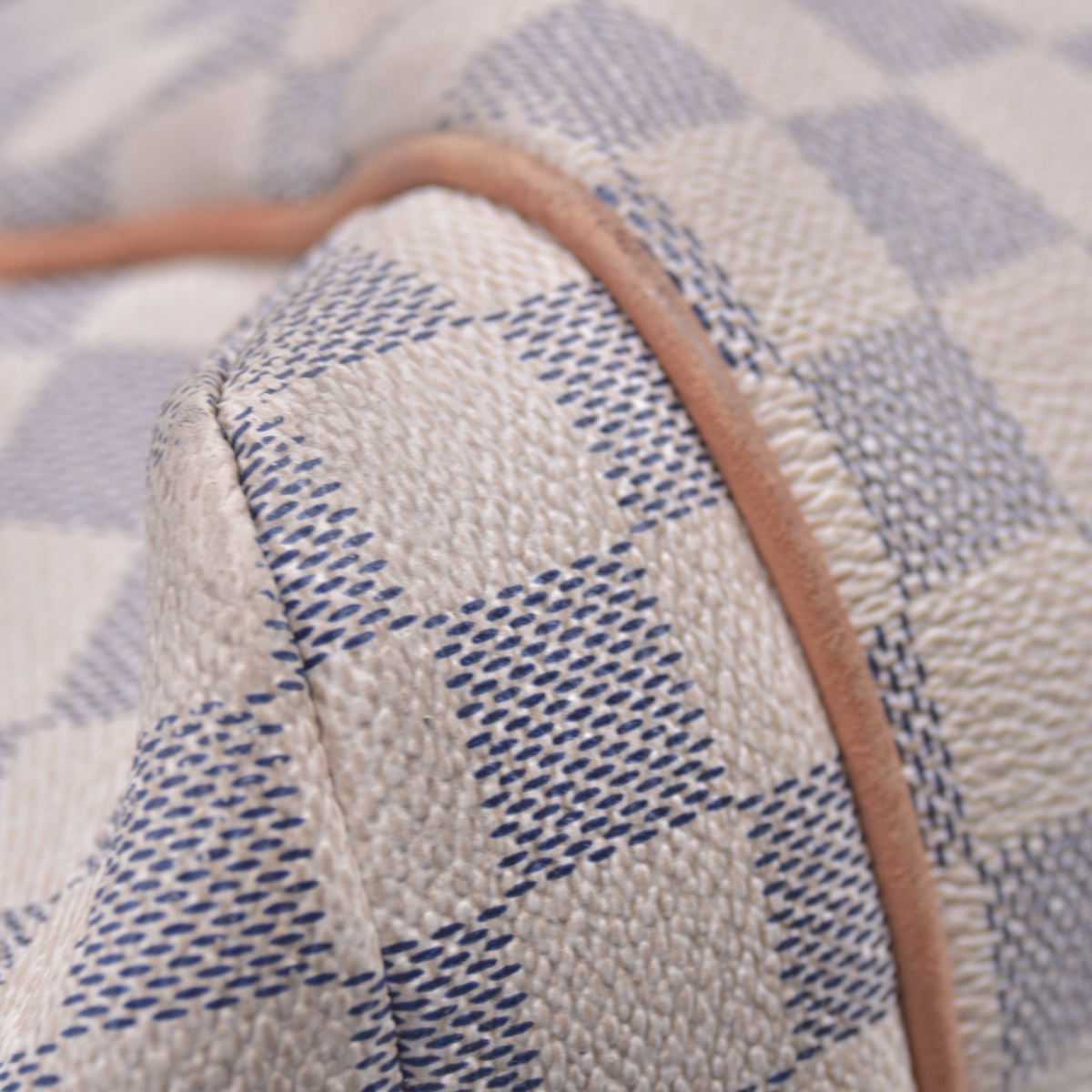 $1430 2012 Louis Vuitton Damier Azur Totally MM Shoulder Tote Bag MB0152
