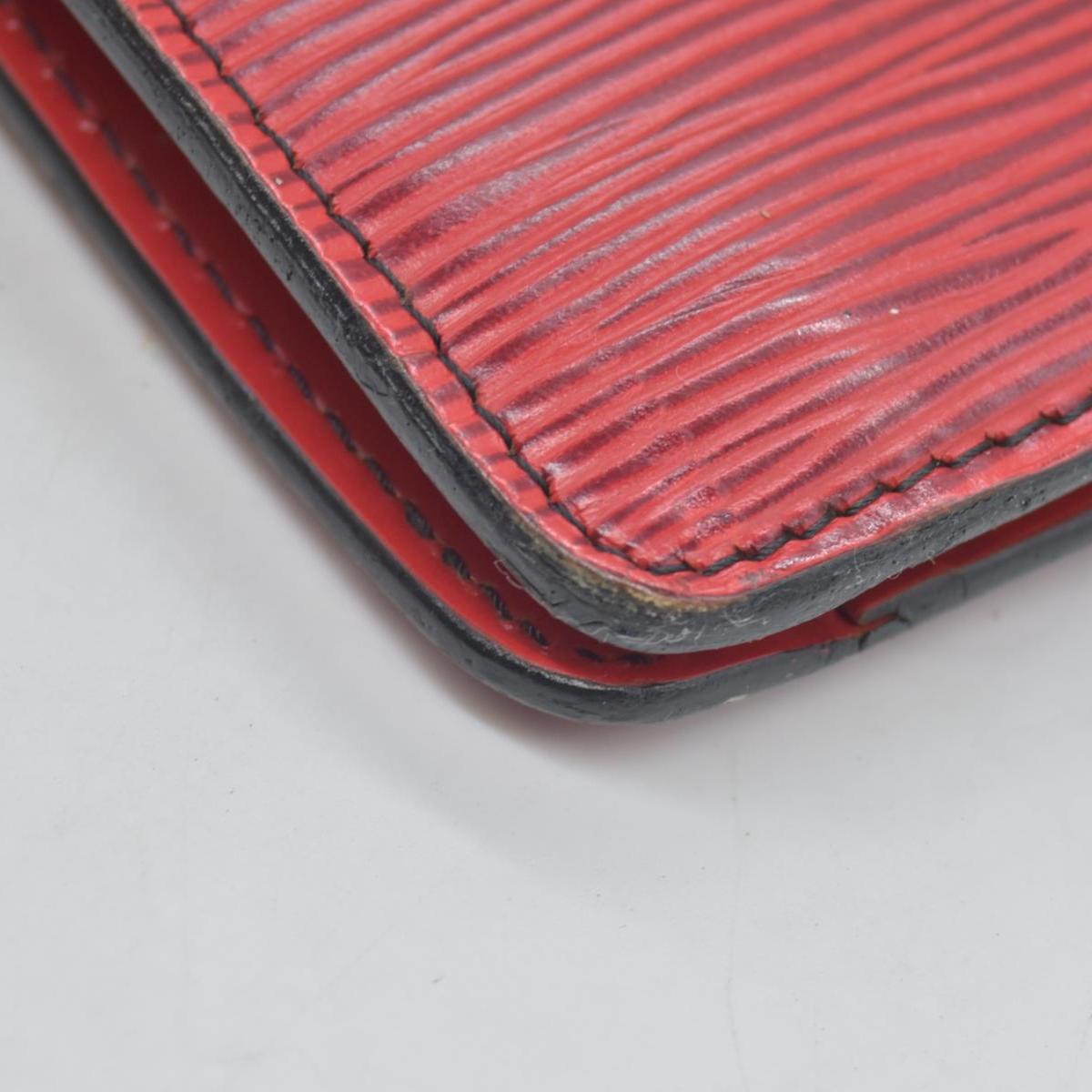 $880 1990 Louis Vuitton Epi Montaigne Red Clutch Bag Pouch