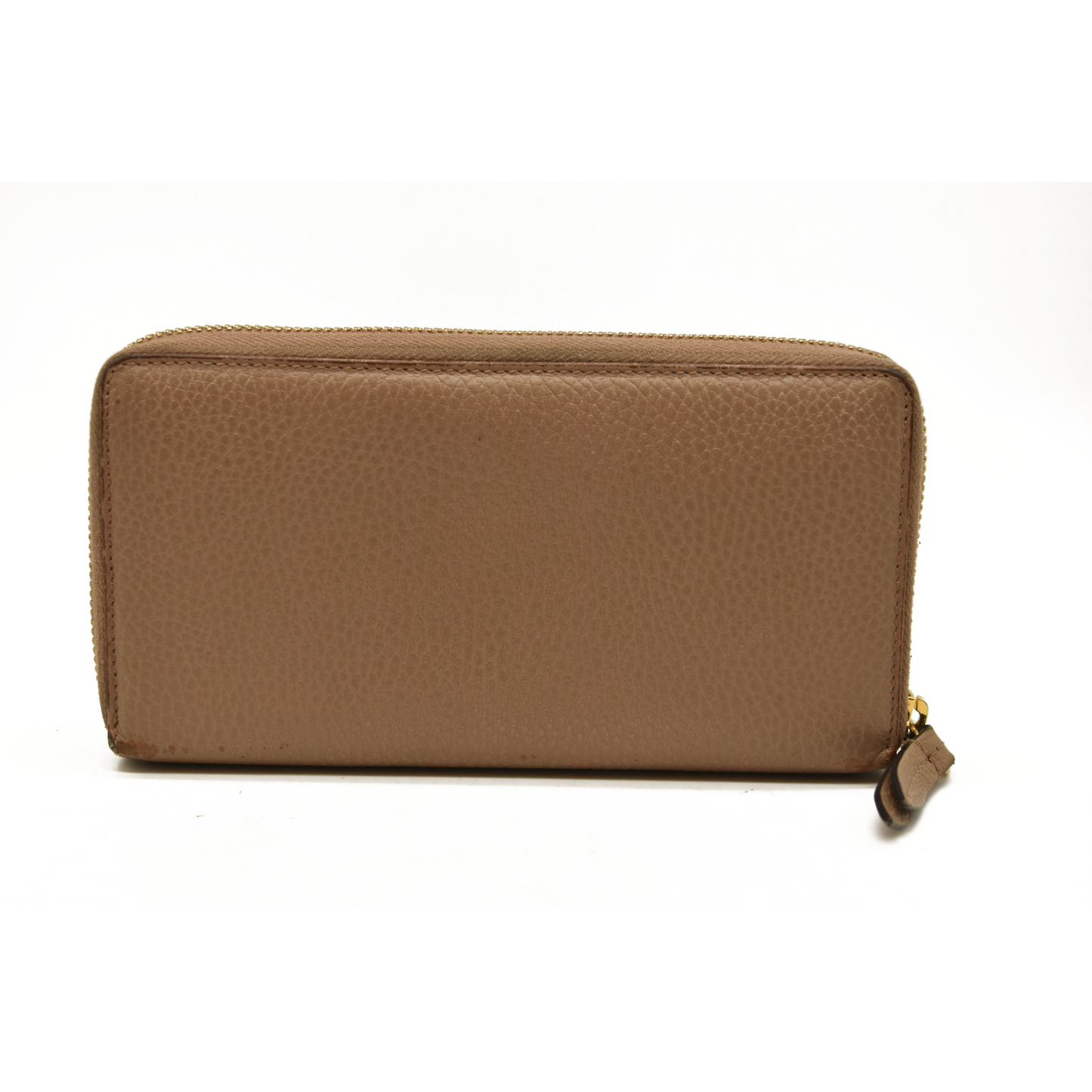 Gucci  Dollar Calfskin GG Marmont Zip Around Wallet Perfect Pink