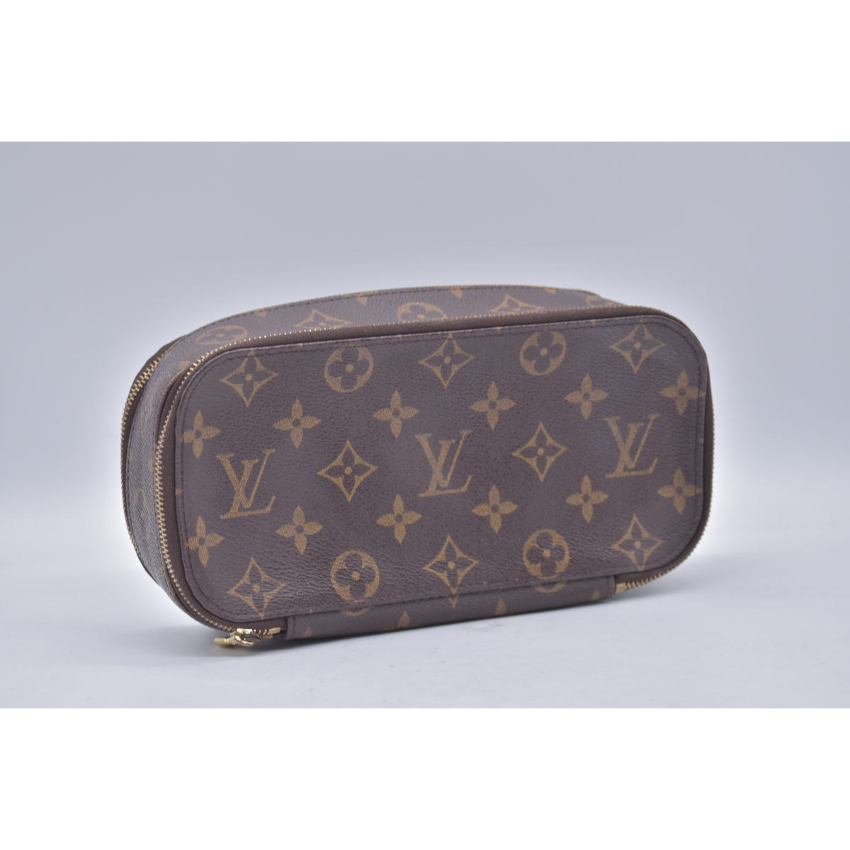 $650 2000 Louis Vuitton Monogram Trousse Blush GM Cosmetic Pouch Bag VI0090