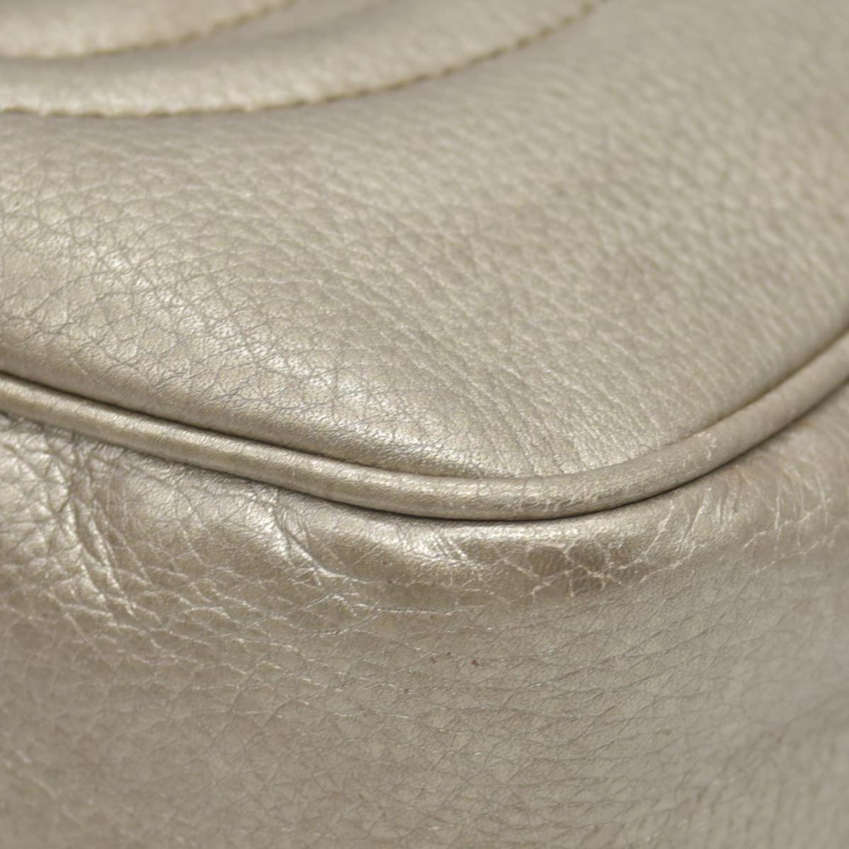 Gucci Gold Leather Small Soho Disco Crossbody Bag