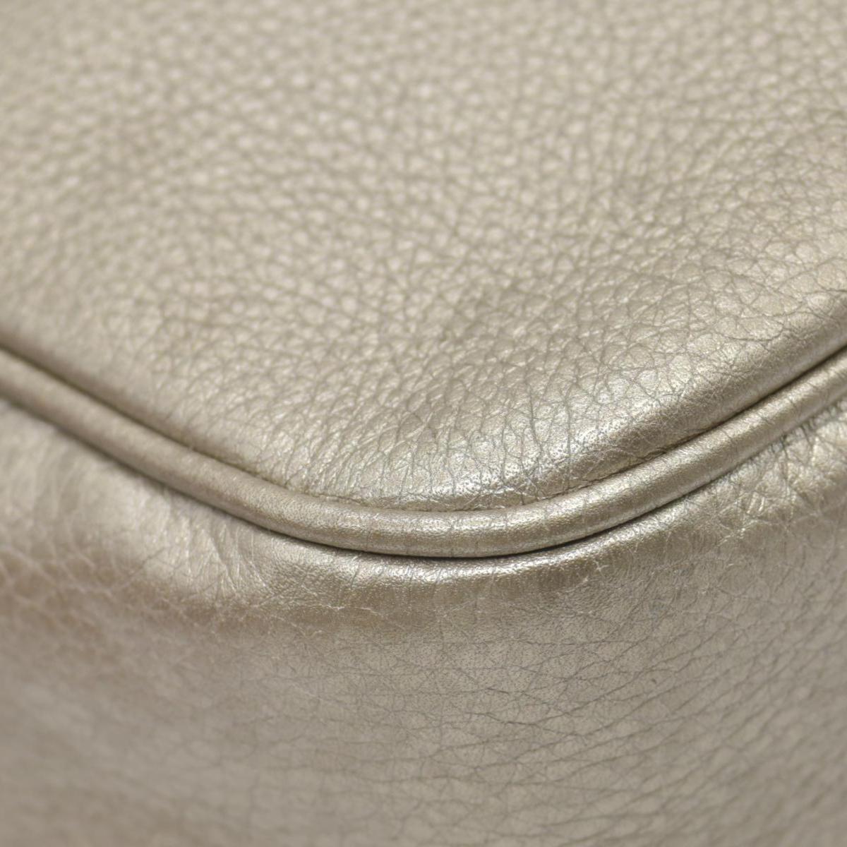 Gucci Gold Leather Small Soho Disco Crossbody Bag