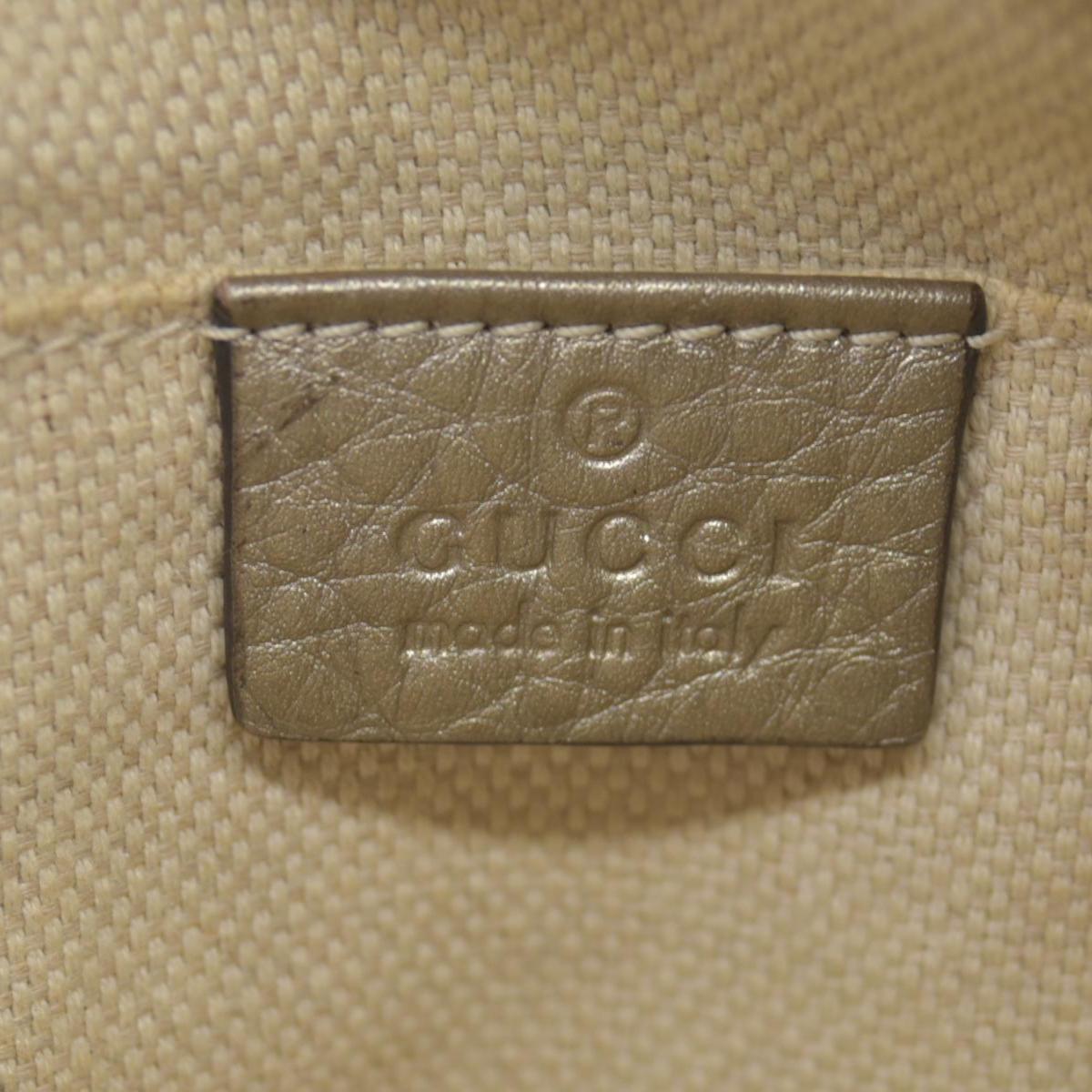 Gucci Gold Leather Small Soho Disco Crossbody Bag