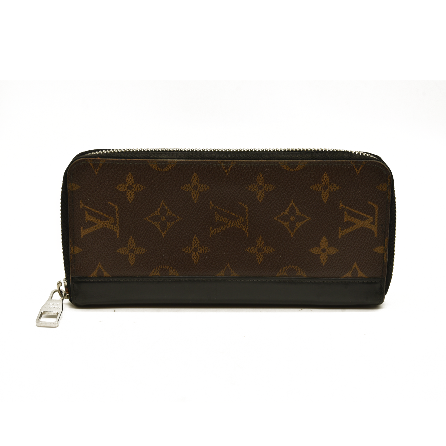 Louis Vuitton  Monogram Macassar Vertical Zippy Wallet