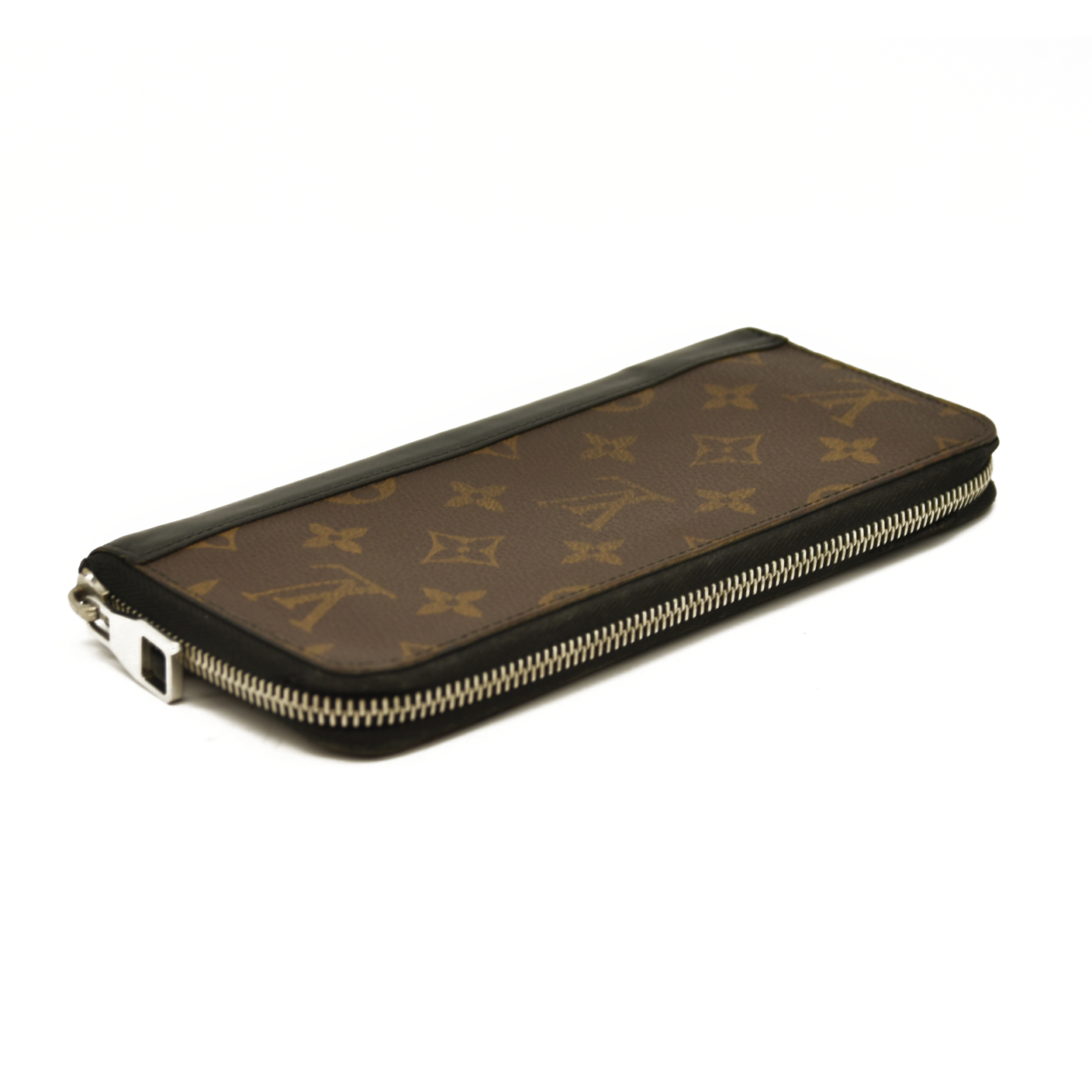 Louis Vuitton  Monogram Macassar Vertical Zippy Wallet