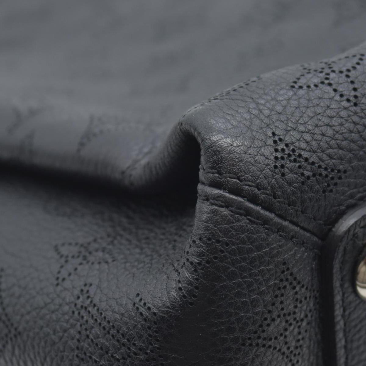 $4400 Louis Vuitton Mahina Babylone GM Black AH0178