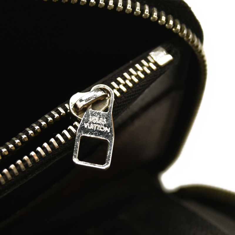 Louis Vuitton  Monogram Macassar Vertical Zippy Wallet