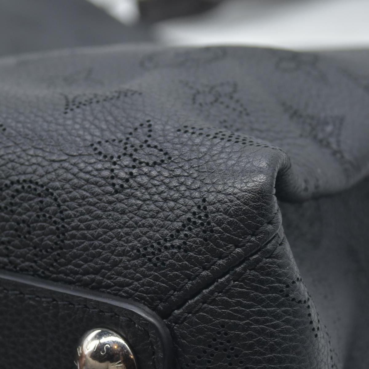 $4400 Louis Vuitton Mahina Babylone GM Black AH0178
