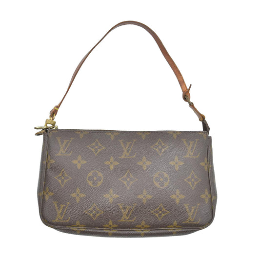 Louis Vuitton LV Accessories Pouch Pochette Accessoires Brown Monogram VI0011