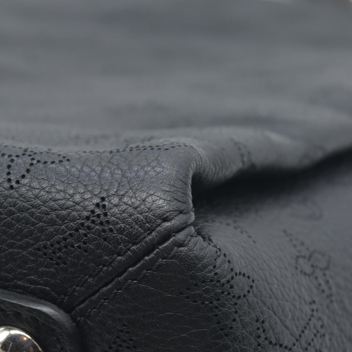 $4400 Louis Vuitton Mahina Babylone GM Black AH0178