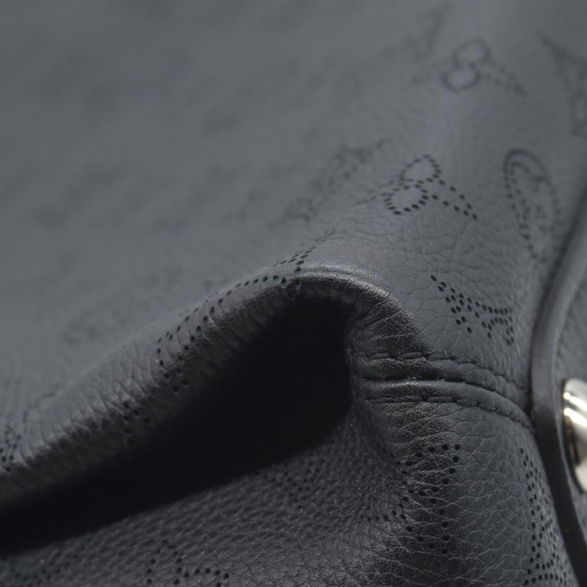 $4400 Louis Vuitton Mahina Babylone GM Black AH0178