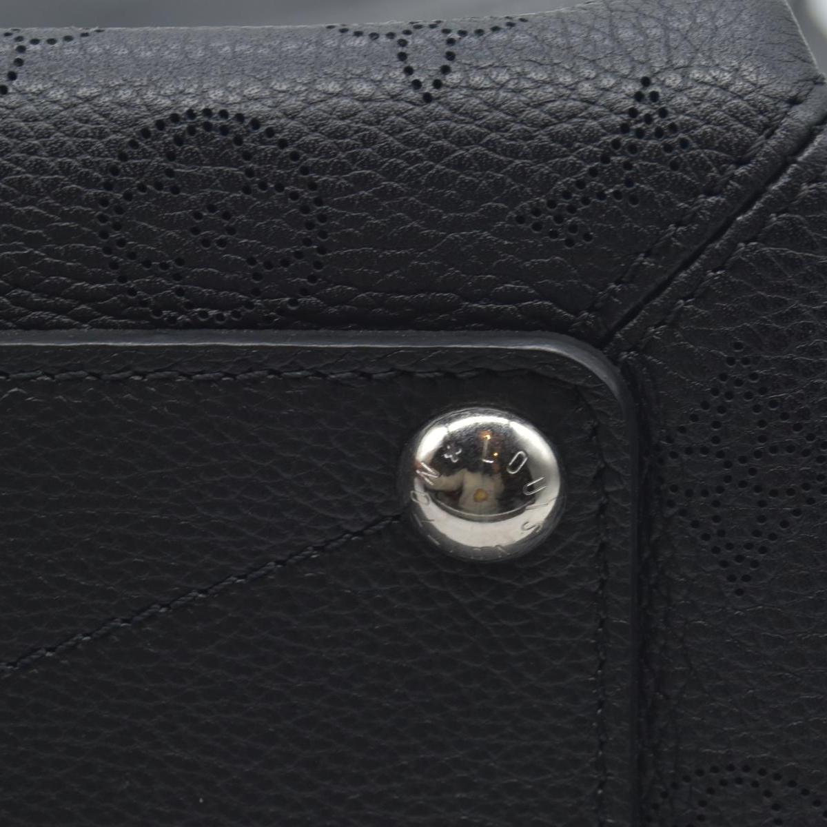 $4400 Louis Vuitton Mahina Babylone GM Black AH0178