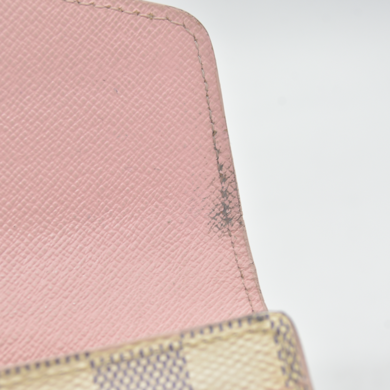 $725 Louis Vuitton Damier Azur Portefeiulle Sarah Long Bifold Wallet MI0169