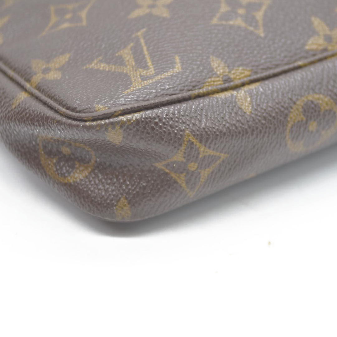 Louis Vuitton LV Accessories Pouch Pochette Accessoires Brown Monogram VI0011
