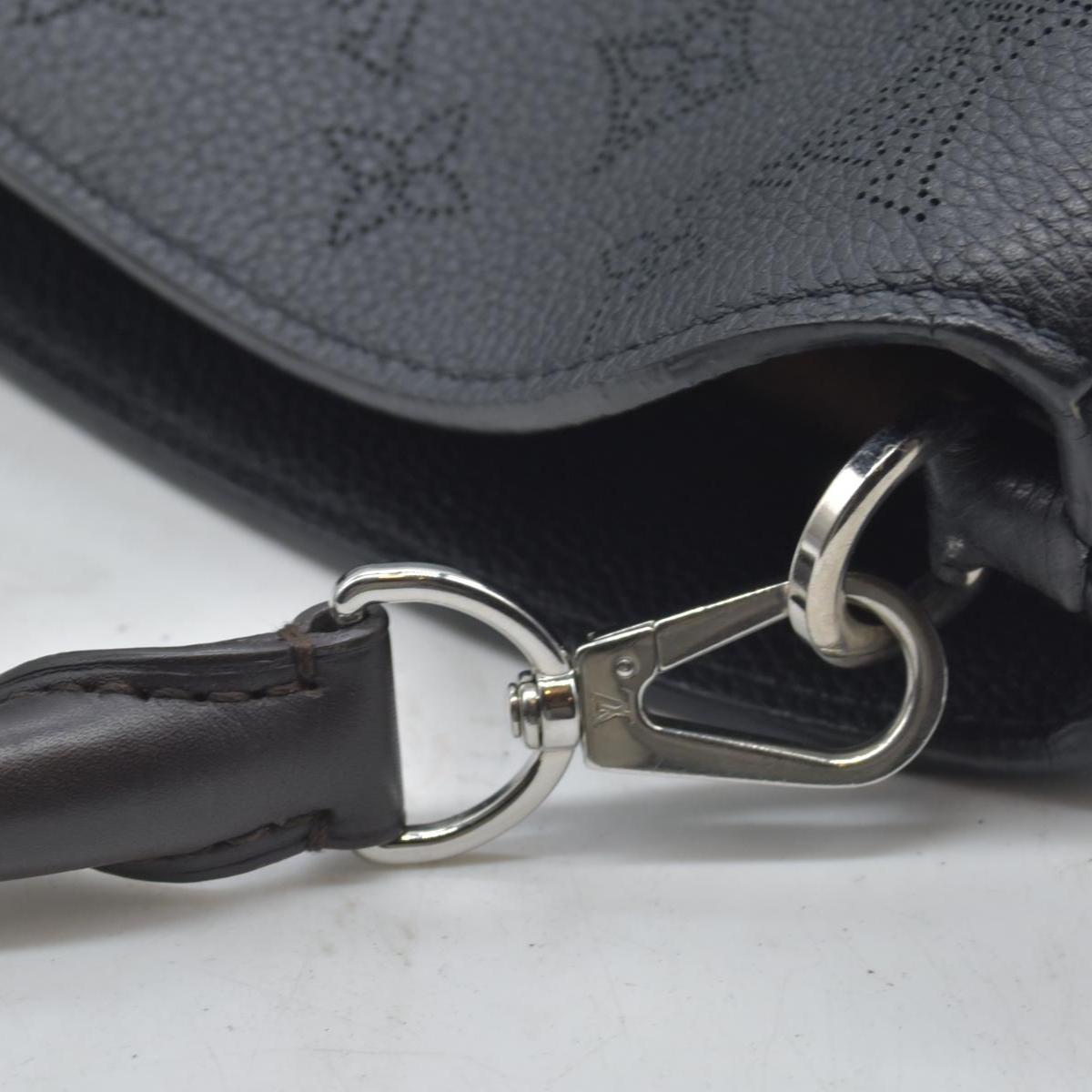 $4400 Louis Vuitton Mahina Babylone GM Black AH0178