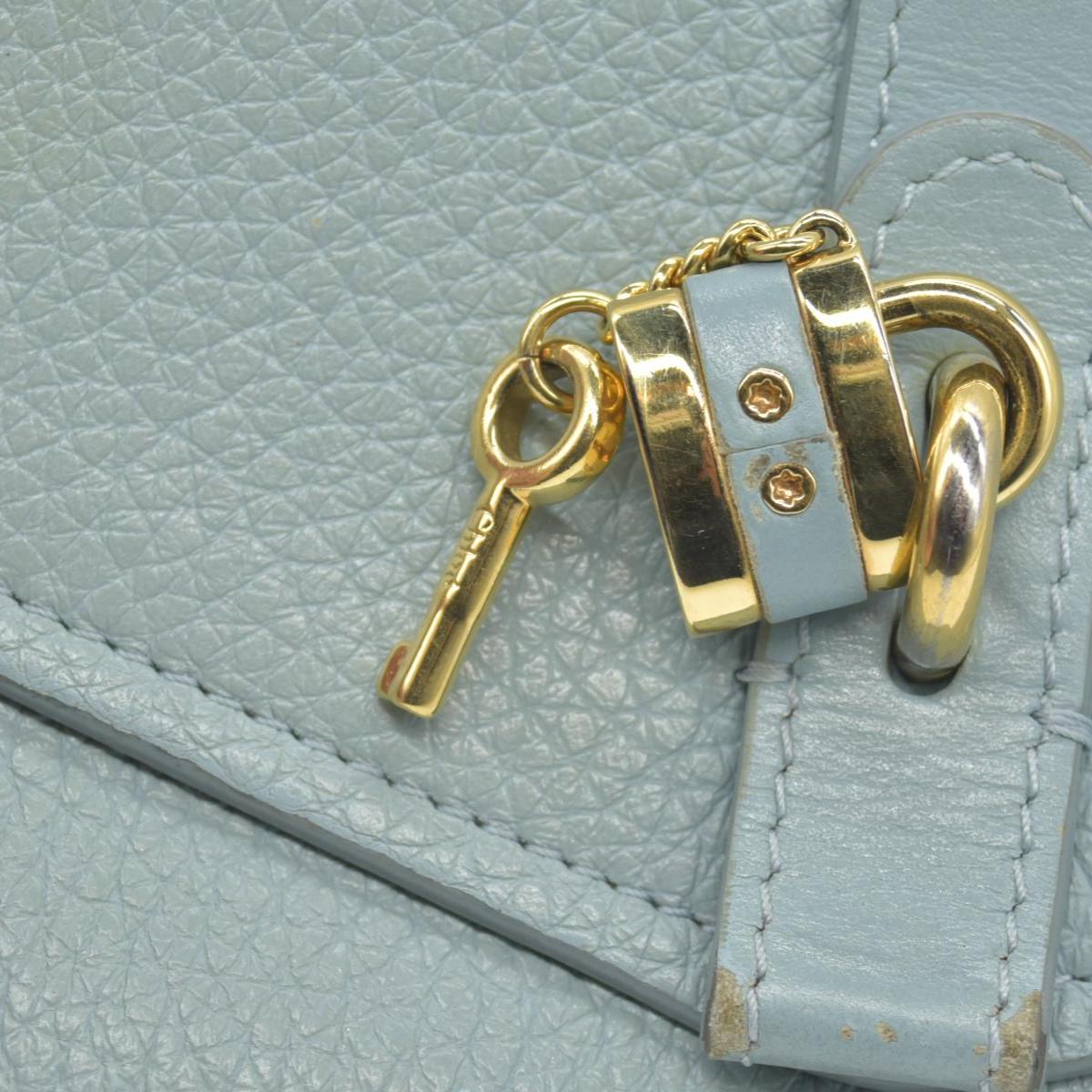 $895 Chloe Aby Leather Biford Long Chain Wallet