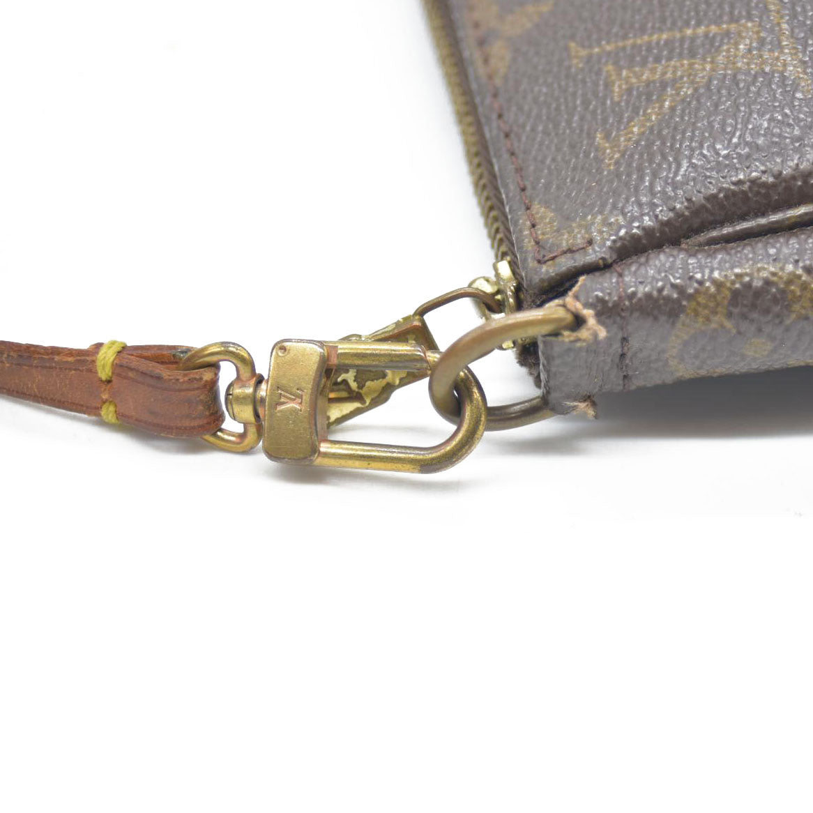 Louis Vuitton LV Accessories Pouch Pochette Accessoires Brown Monogram VI0011