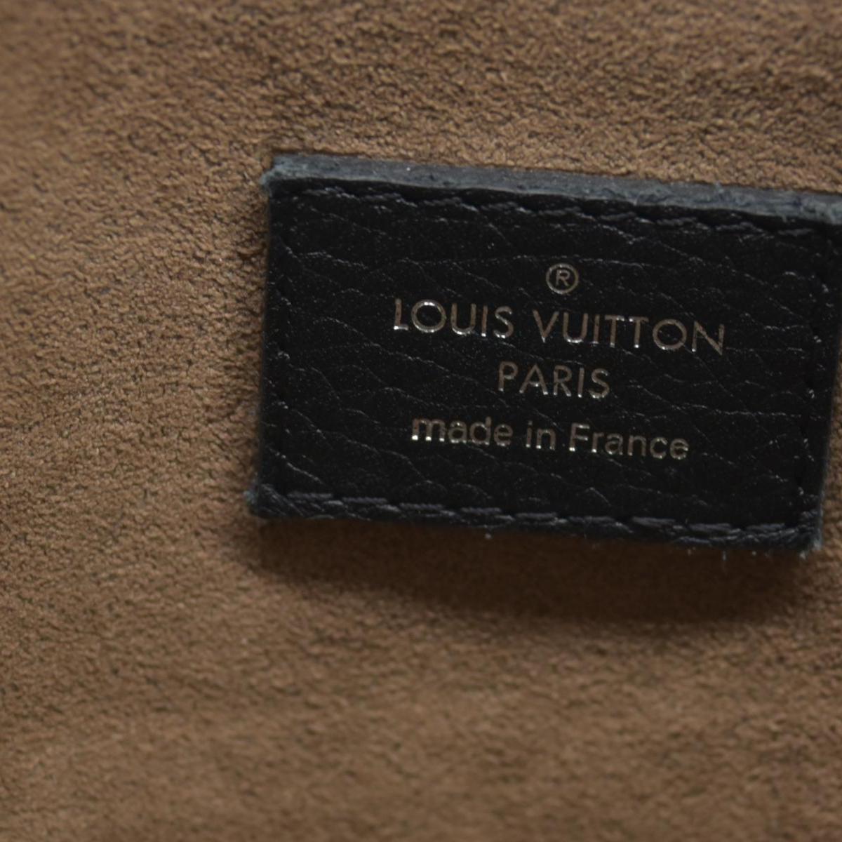 $4400 Louis Vuitton Mahina Babylone GM Black AH0178