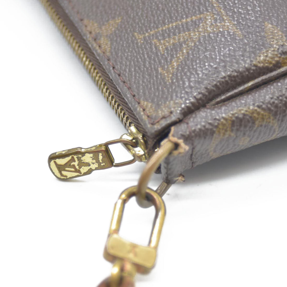 Louis Vuitton LV Accessories Pouch Pochette Accessoires Brown Monogram VI0011